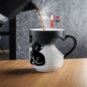An 11Oz Quirky Cat Color Changing Mug - Image 4
