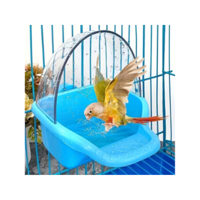 Anti-Transparent Splash Bird Bath Tub 1pc
