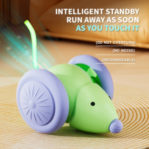 Interactive With Glowing Tail Mouse Cat Toy