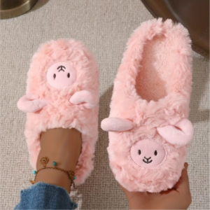 New Cute Cartoon Fluffy Home Slippers for Autumn And Winter - Image 3