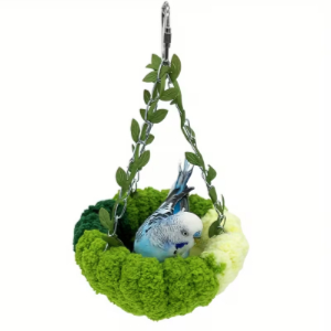 Soft Flannel Bird Hammock Nest