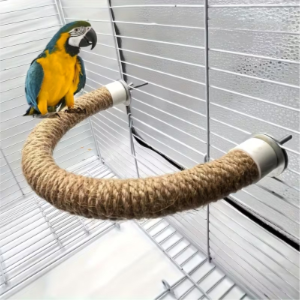 U-shaped Sisal Rope Bird Stand